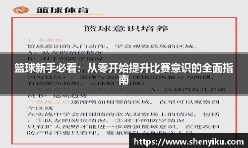 篮球新手必看:从零开始提升比赛意识的全面指南